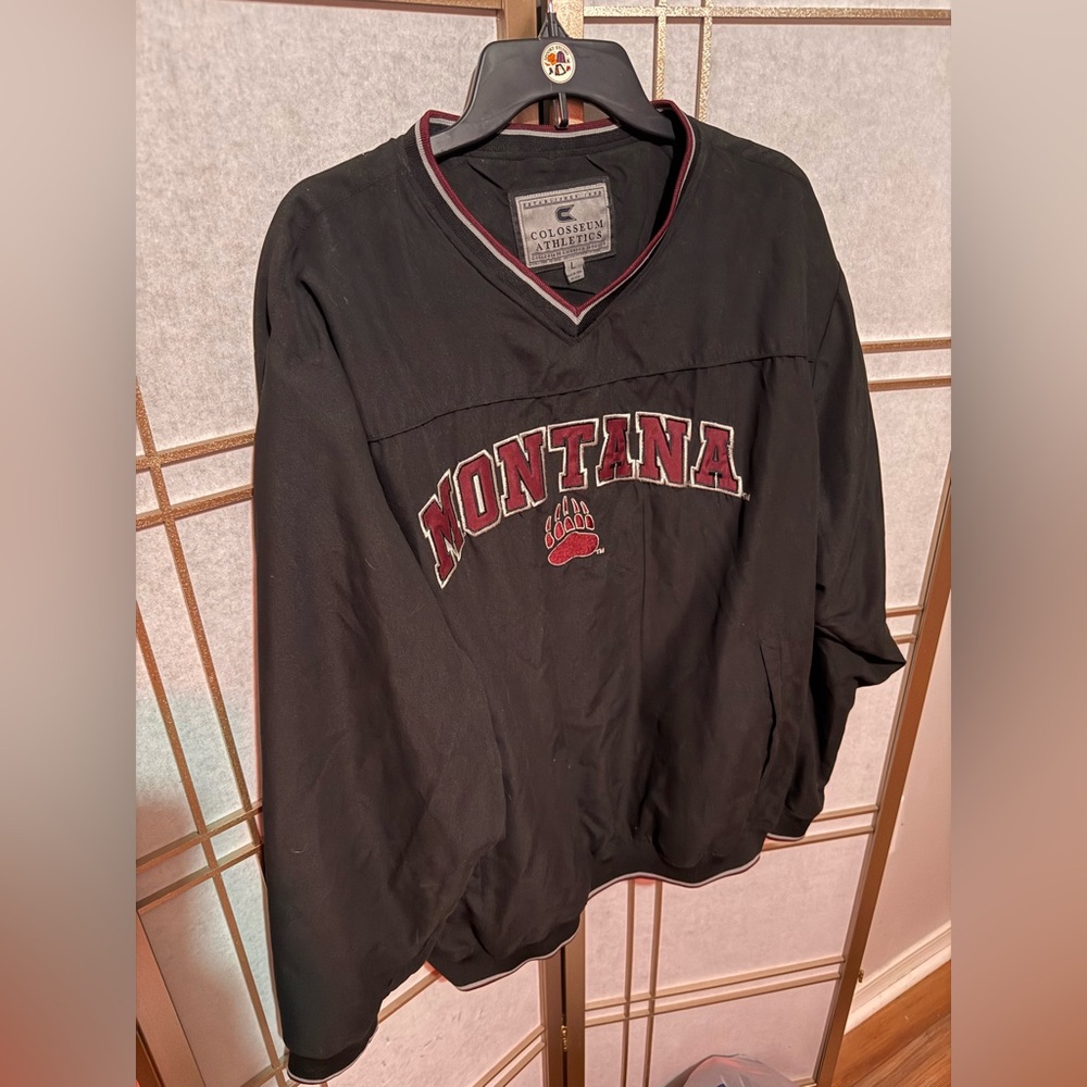 Vintage Colosseum Athletics University of Montana College Sport Pullover Men’s L